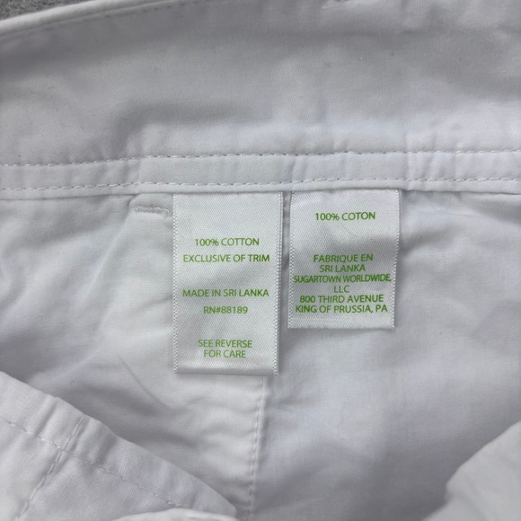 Lilly Pulitzer Callahan Shorts Womens 2 White Textured Cotton Resort Preppy - Picture 7 of 10